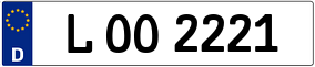 Truck License Plate